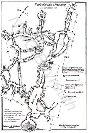 Grundriss Humboldt-Höhle