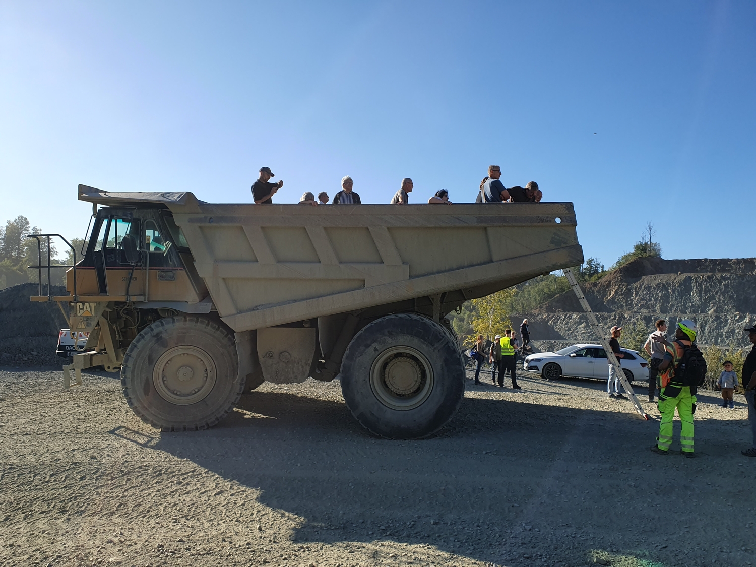 Transport im Muldenkipper