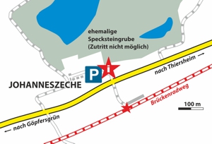Orientierungskarte Johanneszeche